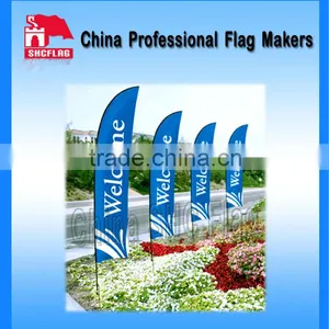 High Quality Outdoor Rectangular Base Poles Beach Flag Flagpoles thumbnail-1