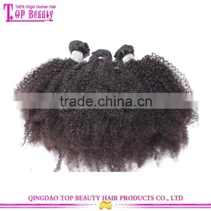 Unprocessed Afro Kinky Hair Wholesale Cheap Natural Afro Extension Hair Hot Sale Afro Hair Extensions thumbnail-1