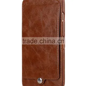 Newly Brown Pocket Book Type PU Leather Case for Apple IPhone 7 Plus(5.5") thumbnail-2