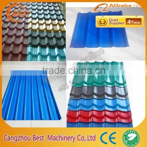 Small Business Manufacturing Roofing Sheet Roll Forming Machine thumbnail-5