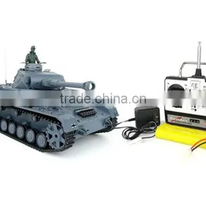 HOT!!!German Panzer IV F2 Airsoft Battle Tank 1:16 Electric RTR RC Tank thumbnail-1
