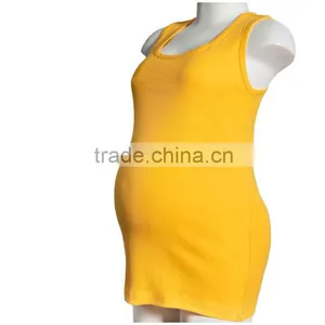 2016 New Plus Size Maternity Cotton Camisole Top for Pregnant Woman thumbnail-4