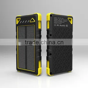 Hot Waterproof 8000mah Portable Solar Power Charger for Samsung Mobile Phone thumbnail-1
