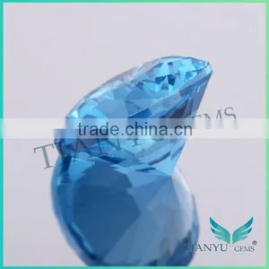 Factory Wholesale Price Round Diamond Shape Dark Violet Spinel 109# thumbnail-2