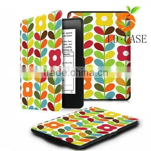 High Quality Waterproof Fabric Leather Case Cover, Wholesale Leather Case for Kindle thumbnail-1