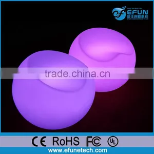Waterproof Outdoor Led Glowing Sofa Chair,plastic Illuminated Led Bar Sofa,bar Led Sofa thumbnail-1