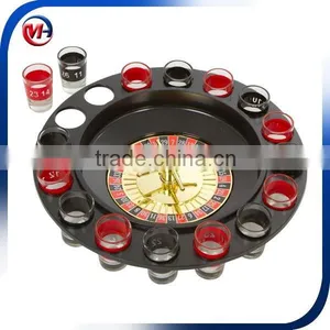 High Quality Russian 32" Roulette Wheel Drinking Game With 12 Shot Glass thumbnail-1