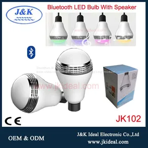 Wireless Bluetooth Smart Music Led Light Bulb Lamp With Speaker thumbnail-1