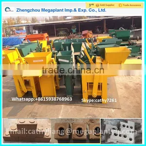 Trade Assurance Small Clay Soil Interlock Brick Making Moulding Machine Price in India thumbnail-1