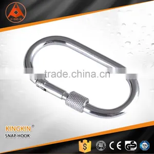 Galvanized Track Type Spring Hook Straight Snap Hook With Scew With Nut thumbnail-1