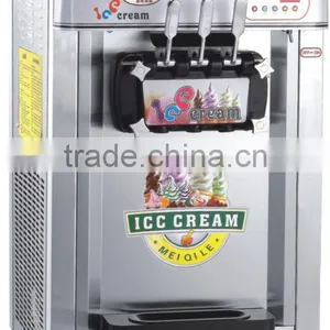 All Stainless Steel Rainbow Soft Ice Cream Machine /maker (manufacturer) thumbnail-1