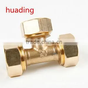 Brass Fitting Series , Female Tee With All Kids of Sizes and Types thumbnail-1