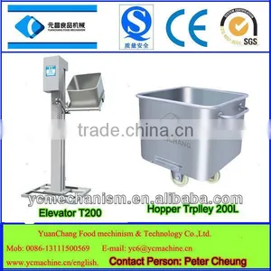 Meat Stainless Steel Trolley for Food Factory thumbnail-1