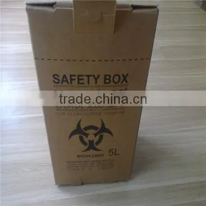 High Quality Water Proof Portable Disposable Medical Equipment Safety Box for Hospital thumbnail-1