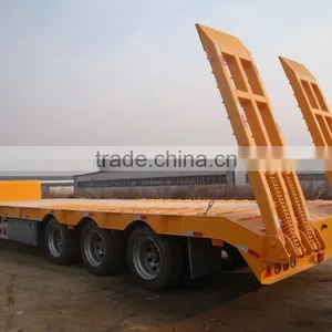 60T Three Axle Low-plate Semi-trailer For Sale thumbnail-1