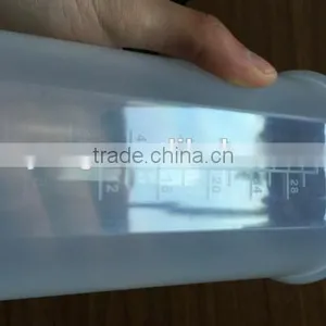 1000ml/34oz Plastic Protein Shaker Bottle With Netting and Compartment thumbnail-6