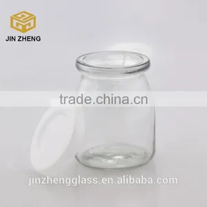 Factory Wholesale Food Grade Empty 180ml Glass Pudding Yogurt Bottle thumbnail-1