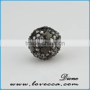 Hot!!! Copper Globe Pendant Necklace With Fashion Micropave Setting Pendant for Woman thumbnail-1