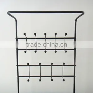 RH-4825 ENTRY WAY Hall Tree Bench Furniture Hook Hanger ORGANIZER Standing Coat Shoe Clothes Rack thumbnail-4