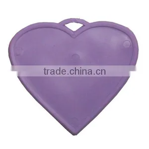 Classic Heart Shaped Balloon Weights Lilac thumbnail-1