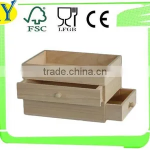Classic Natural Wooden File Storage Box thumbnail-1