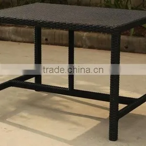 Aluminum Frame Rattan Table and Chair Dining Set for Garden thumbnail-6