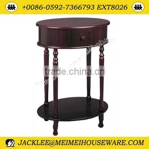 Oval Antique Wooden Side Table thumbnail-1