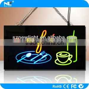 Customized Full Color LED Super Bright Backlit Illuminated Neon Epoxy Resin Sign thumbnail-4
