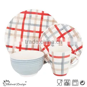 Ceramic Stoneware Hand Painting Color Circle Dinnerware Set thumbnail-3