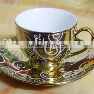 Porcelain Cup and Saucer thumbnail-1