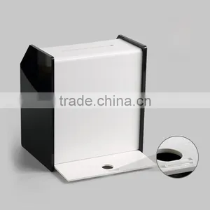 Factory Custom Cheap Black Acrylic Business Card Holder thumbnail-5