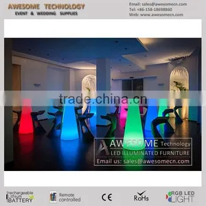Luminous Led Glass Bar Table, Club Table thumbnail-2