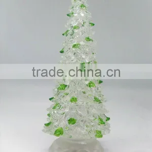 Acrylic Factory Printing Christmas Decoraive Glitter Plastic Tree thumbnail-1
