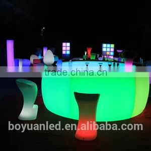 Outdoor Design Modern LED Illuminated Bar Counter Plastic thumbnail-4