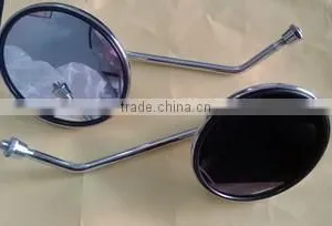Motorcycle Parts Black Plastic Side Rearview Mirror With Plain Radiographs thumbnail-3