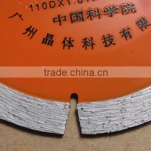 110mm Diamond Sintered Segment Saw Blade Granite Stone Cutting Blade thumbnail-3