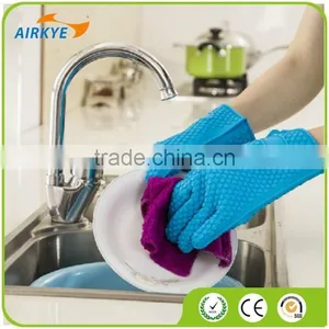 Silicone Oven Gloves Mitt Heat Resistant Cooking Mitts Holder Kitchen Grip Pan thumbnail-4