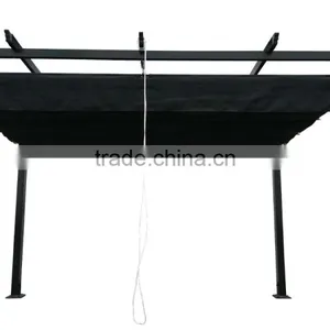 Folding 10X10 Feet Pergola Outdoor Canopy Gazebo thumbnail-4