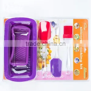 Kitchen Silicone Bake Set 5 Piece Cooking Bakeware Accessories thumbnail-1