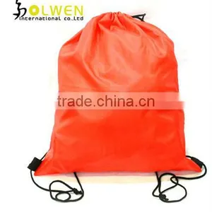 Promotional Polyester Drawstring Backpack thumbnail-1