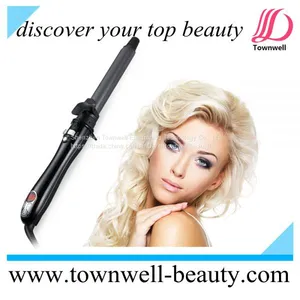 OEM ODM Auto Rotation LCD Digital Display Hair Curler Set thumbnail-2