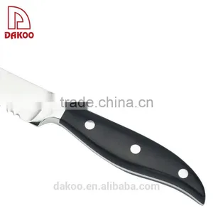 8"Bread Knife, Forged and Pakka Wood Handle Black Color thumbnail-4