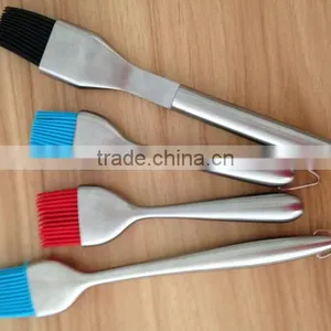Amazon Hot Sale 12inch Long Stainless Steel Handle Silicone Basting Brush thumbnail-6