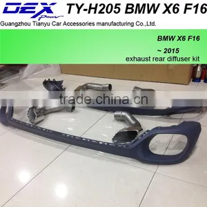 Auto Part Suv Exhaust Rear Diffuser Kit for BM---W X6 F16 thumbnail-2