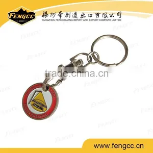Promotional Metal Trolley Coin Keychain With Custom Logo thumbnail-6