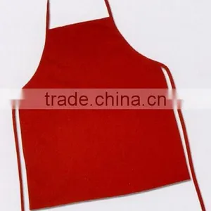 Promotional Red Cheap Spun Polyester Kitchen Apron thumbnail-1