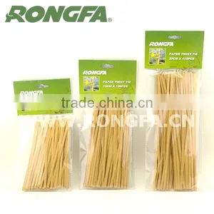 15cm Biodegradable Binding Paper Twist Tie thumbnail-1