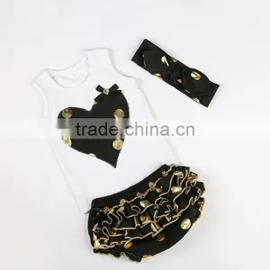 Wholesale Baby Clothing Set , Gold Baby Cotton Outift, New Style Clothes in Stock thumbnail-4