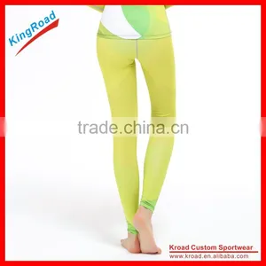Hot Sale Wholesale Womens Running Tights, Mositure-wicking Womens Sports Tight Wear thumbnail-5