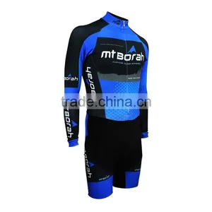 Compression Long Sleeve Speed Skating Suit Speedsuit Cycling Skinsuit thumbnail-3